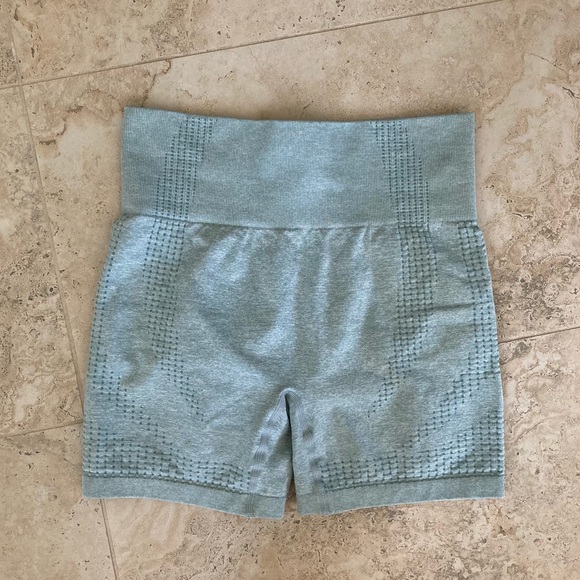 High Waisted Workout Yoga Gym Shorts - Picture 6 of 7